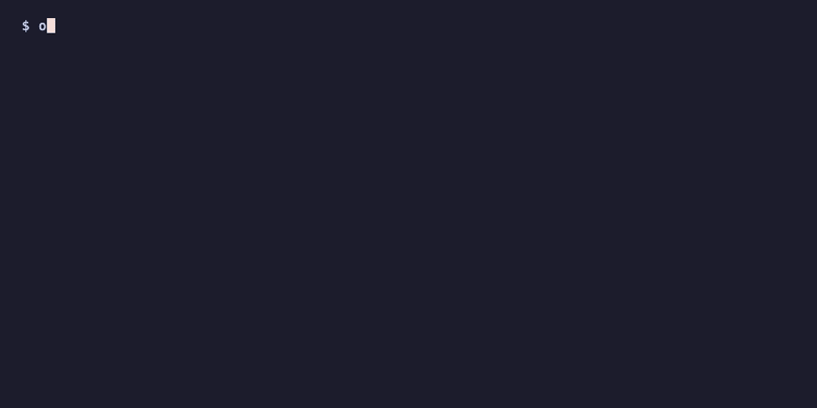 oc demo: oc new my_app, oc add yojson, oc run